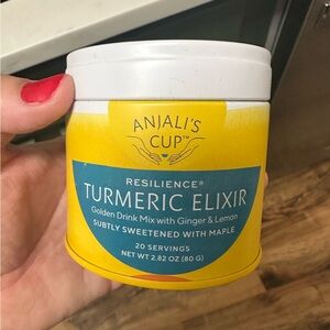 Anjali's Cup Turmeric Elixir - 20 Servings (Golden Milk, maple syrup sweetened)